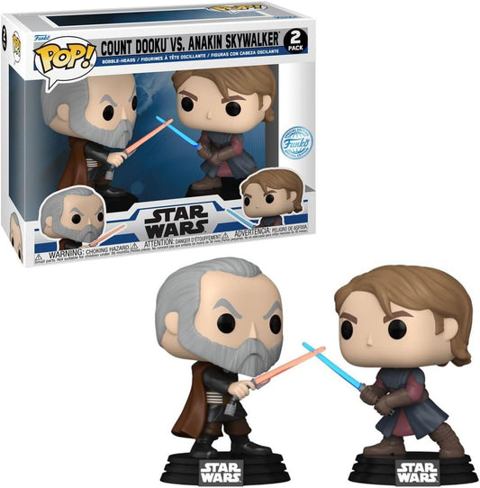 Funko Pop! Star Wars - Count Dooku Vs Anakin Skywalker