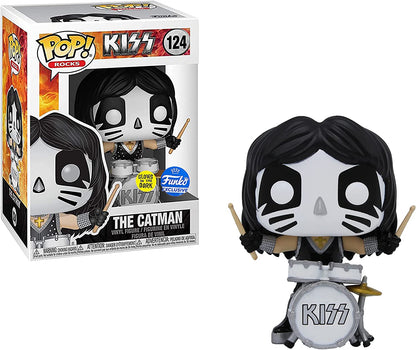 Funko Pop! Kiss 124 Peter Criss The Catman - Glow in the dark