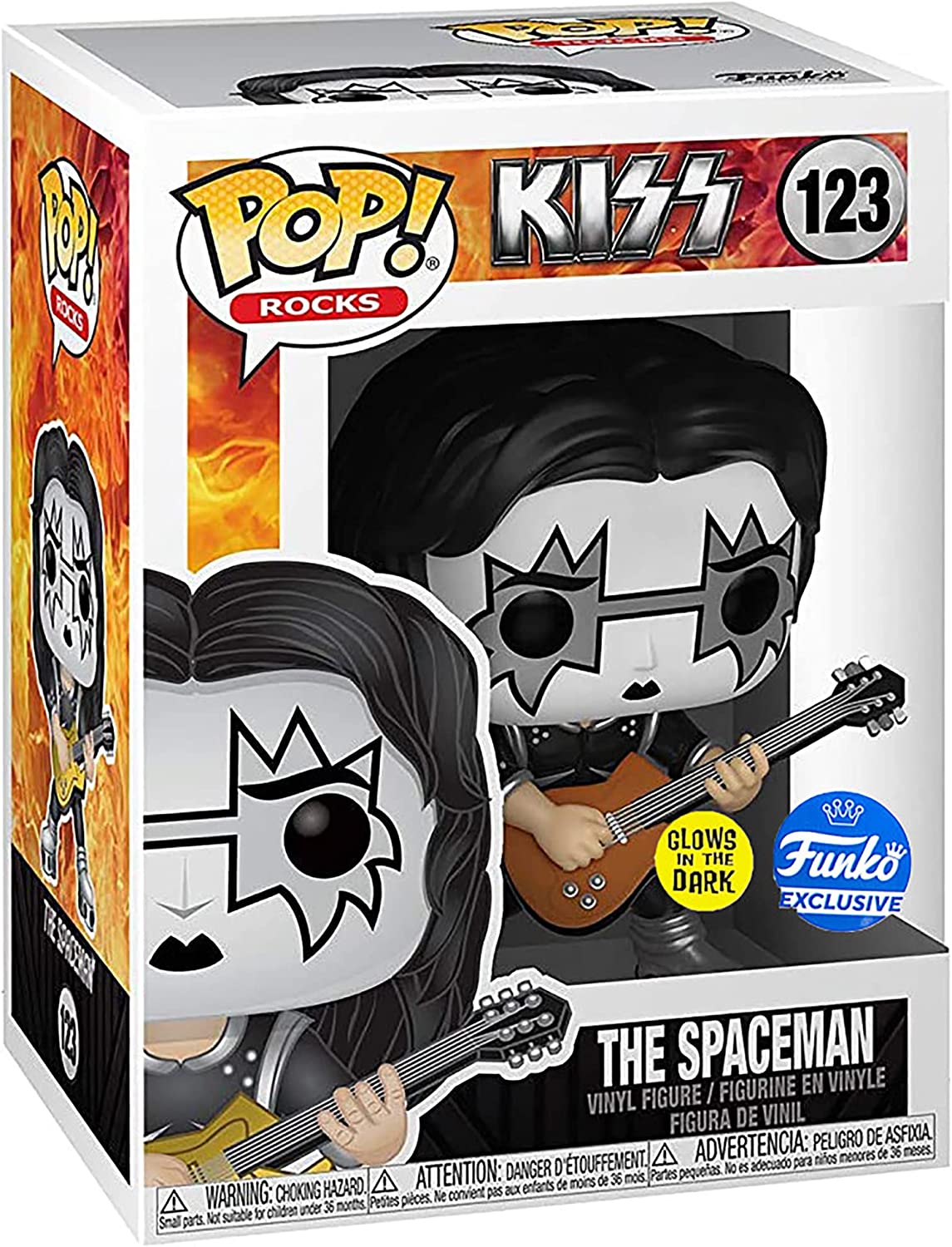 Funko Pop! Kiss 123 Ace Frehley The Spaceman - Glow in the dark