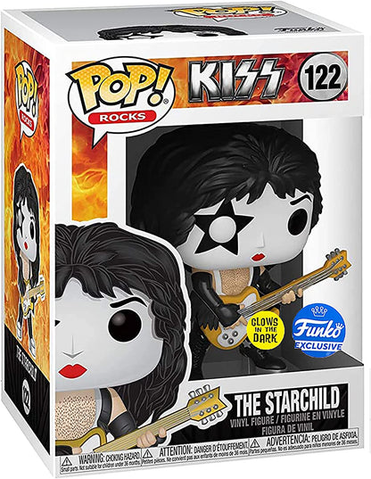 Funko Pop! Kiss 122 Paul Stanley The Starchild - Glow in the dark