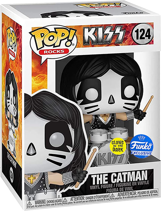 Funko Pop! Kiss 124 Peter Criss The Catman - Glow in the dark