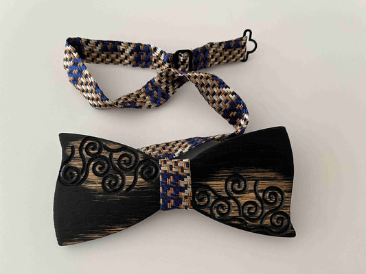 Papillon in legno BlackWaves