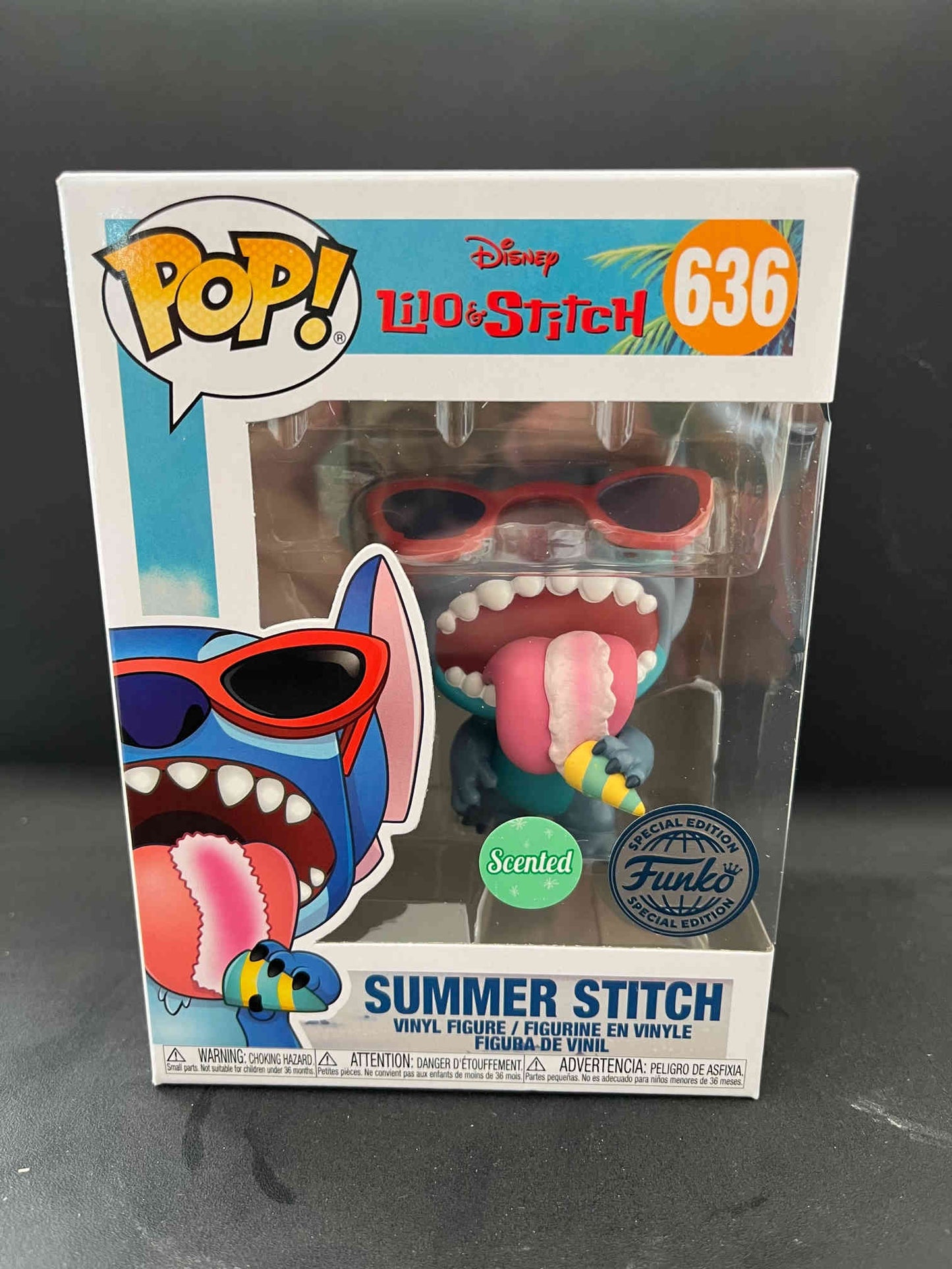 Funko Pop! Disney 636 Lilo & Stitch - Summer Stitch - Special Edition - Scented