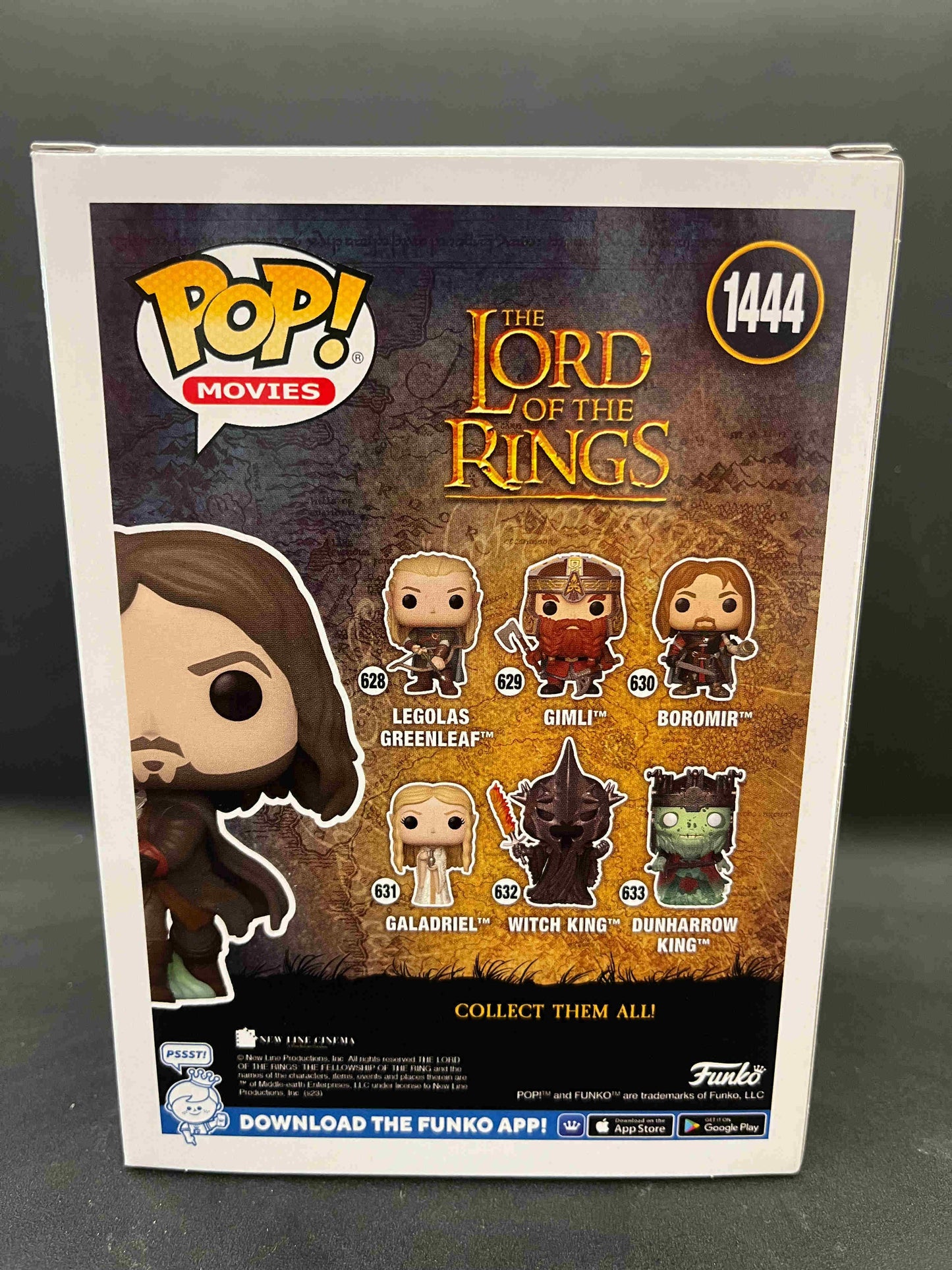 Funko Pop! Il Signore degli Anelli - Aragorn 1444 - Glows in the Dark - Funko Special Edition