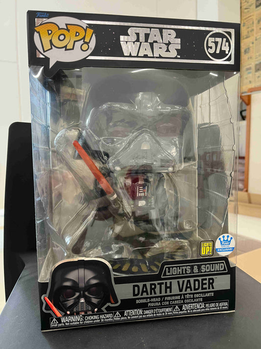 Funko Pop! Star Wars 574 - Darth Vader 10'' Jumbo with Lights and Sounds