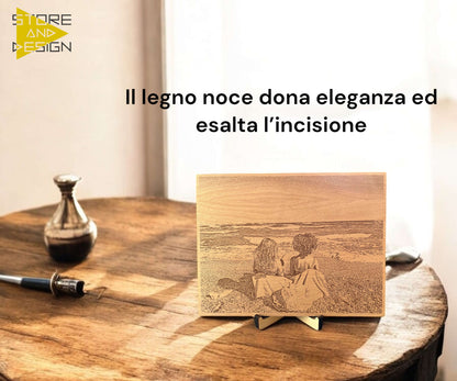 Foto personalizzata su legno