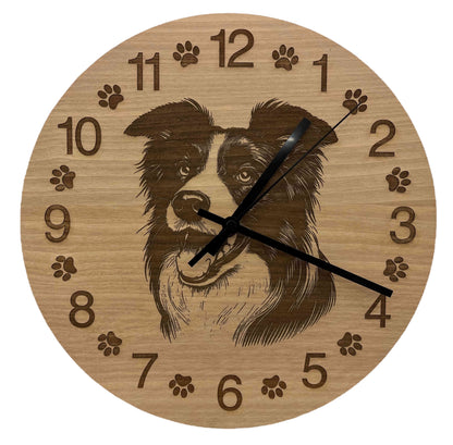 Orologio da parete Border Collie