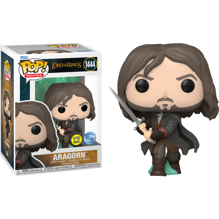 Funko Pop! Il Signore degli Anelli - Aragorn 1444 - Glows in the Dark - Funko Special Edition